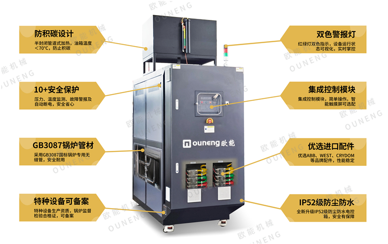 加熱瀝青選用電加熱導(dǎo)熱油爐設(shè)備，省心！